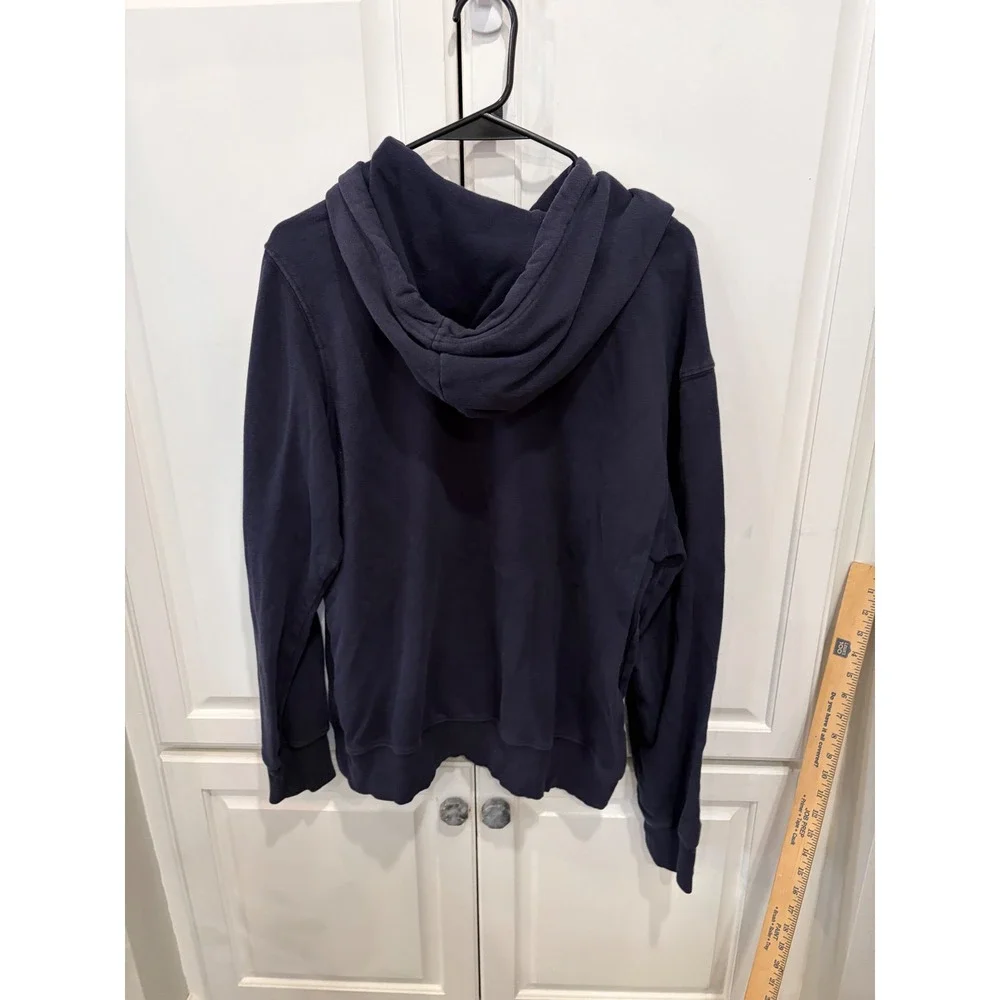 The North Face Mens Navy Blue Grizzly Bear Graphic Pullover Hoodie M Gorpcore